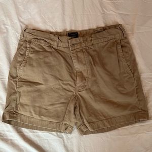 J Crew Stanton Shorts in Tan